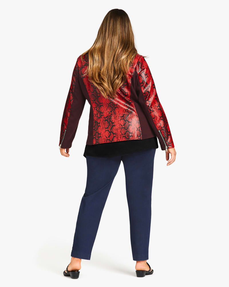 Plus size snakeskin blazer sales